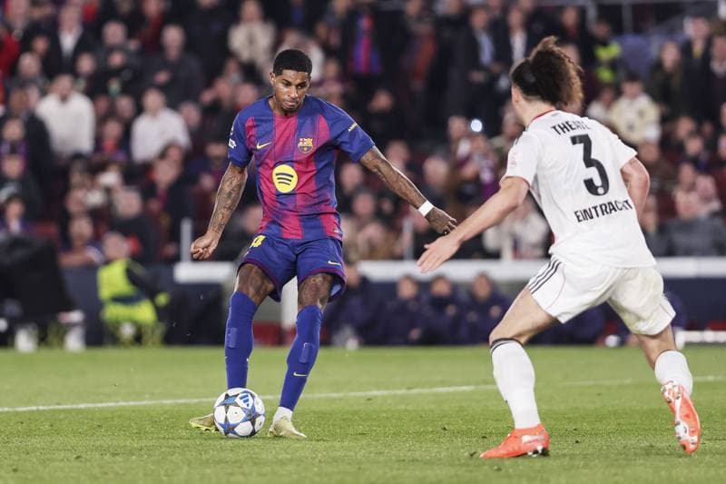 Football. UEFA Champions League. FC Barcelona - Eintracht Frankfurt. 09.12.2025