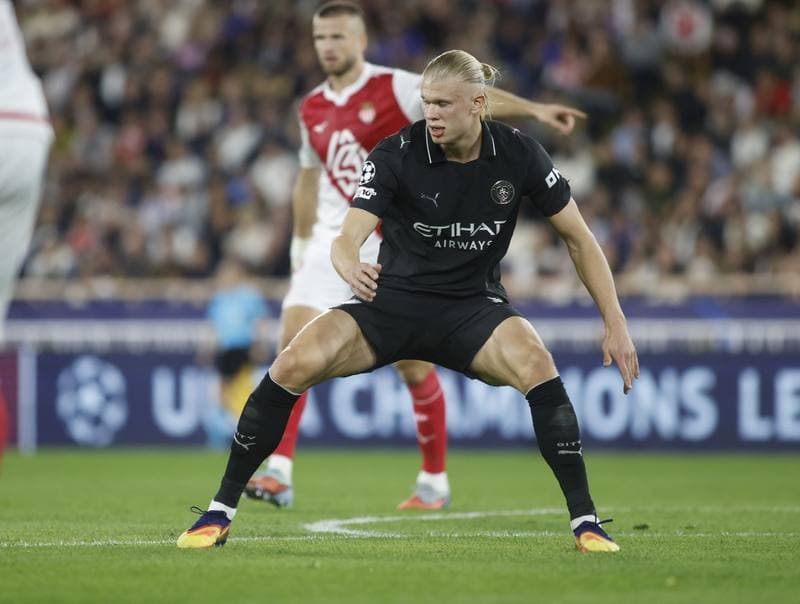Football. UEFA Champions League. AS Monaco - Manchester City. 01.10.2025