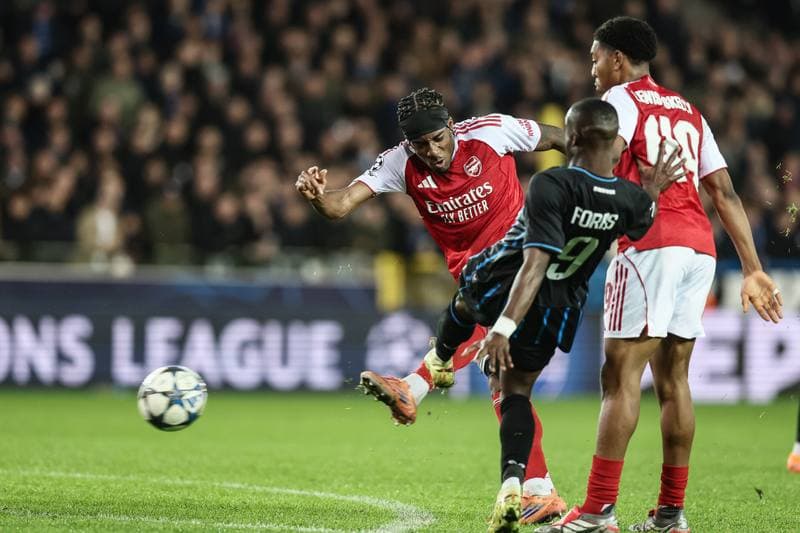 Football. UEFA Champions League. Club Brugge - Arsenal. 10.12.2025