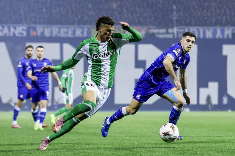 Football. UEFA Europa League. GNK Dinamo - Real Betis. 11.12.2025