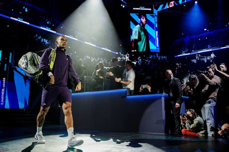 Tennis. ATP Finals. Jannik Sinner - Felix Auger-Aliassime. 10.11.2025