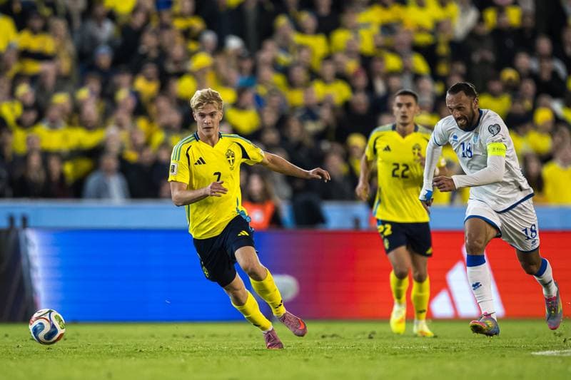 Football. FIFA World Cup Qualifier. Sweden - Kosovo. 13.10.2025