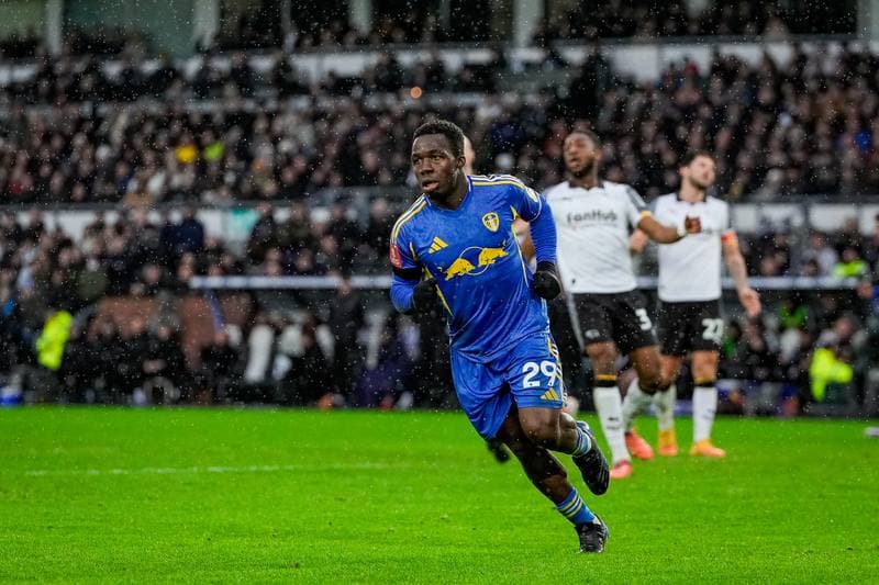 Football. Emirates FA Cup. Derby County - Leeds United. 11.01.2026