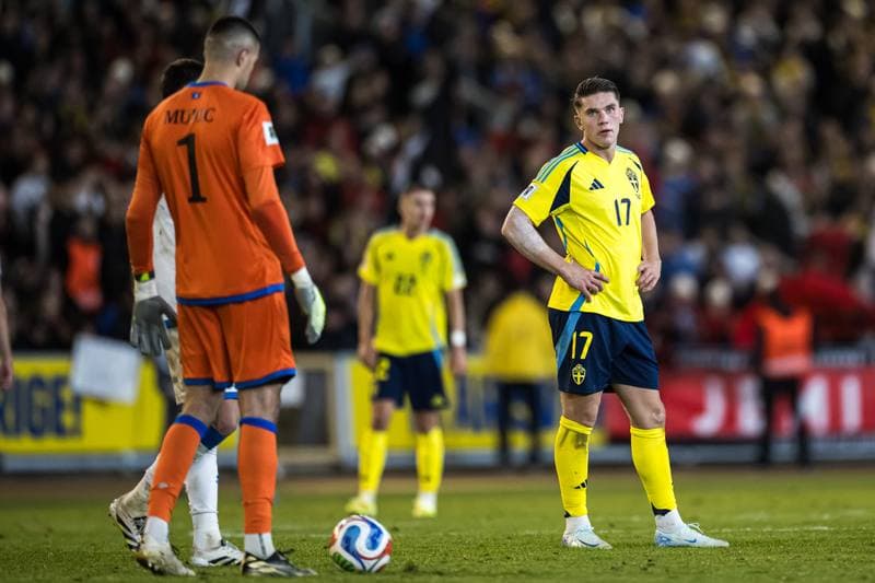 Football. FIFA World Cup Qualifier. Sweden - Kosovo. 13.10.2025