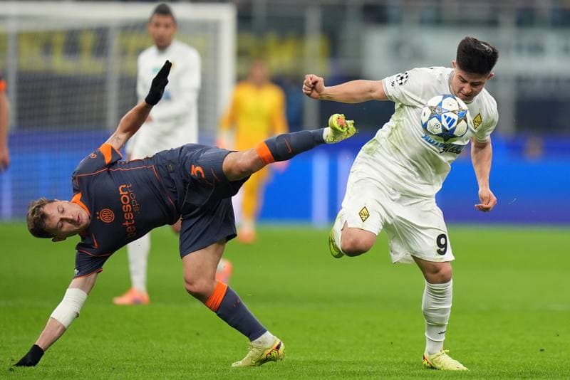 Football. UEFA Champions League. Inter - Kairat Almaty. 05.11.2025