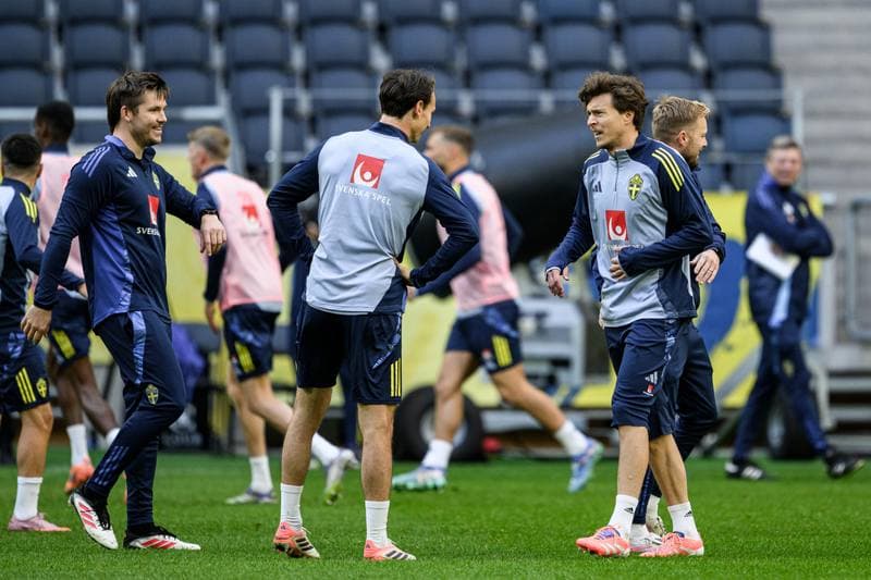 Football. Sweden. Training. 09.10.2025