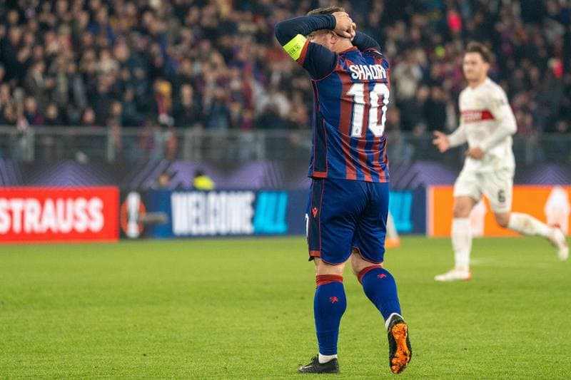 Football. UEFA Europa League. FC Basel 1893 - VfB Stuttgart. 02.10.2025