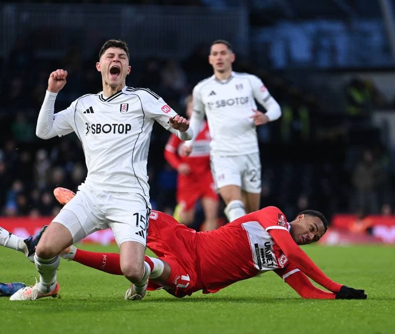 Football. Emirates FA Cup. Fulham - Middlesbrough. 10.01.2026