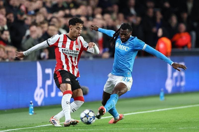 Football. UEFA Champions League. PSV Eindhoven - Napoli. 21.10.2025