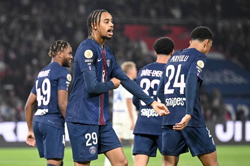 Football. Ligue 1. Paris Saint-Germain - RC Strasbourg Alsace. 17.10.2025