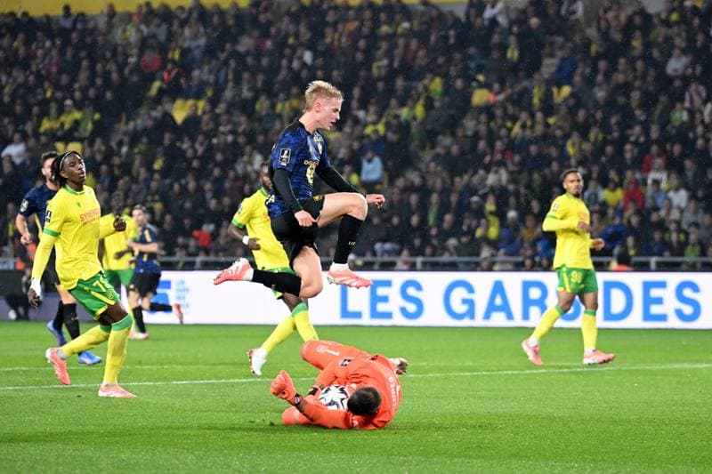 Football. Ligue 1. FC Nantes - Lille OSC. 19.10.2025