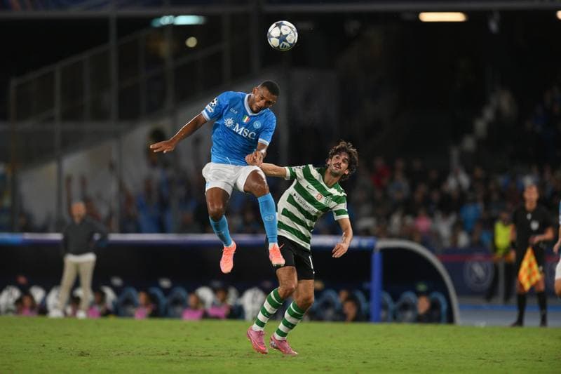 Football. UEFA Champions League. Napoli - Sporting CP. 01.10.2025