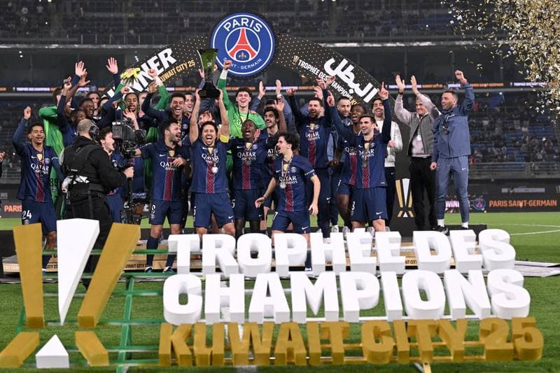 Football. Trophee des Champions. Paris Saint-Germain - Olympique de Marseille. 08.01.2026