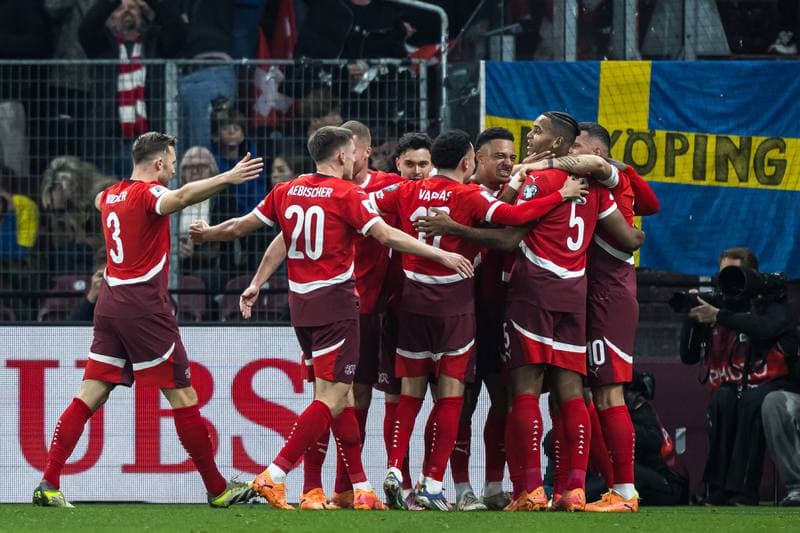 Football. FIFA World Cup Qualifier. Switzerland - Sweden. 15.11.2025