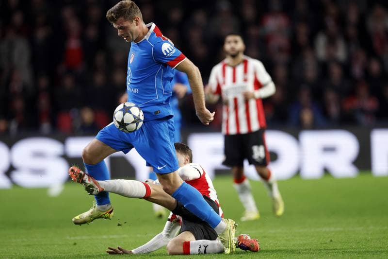 Football. UEFA Champions League. PSV Eindhoven - Atletico Madrid. 09.12.2025