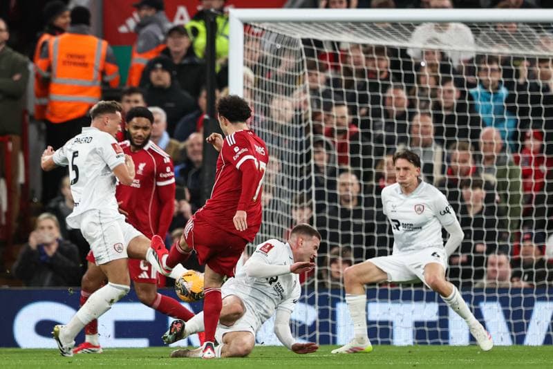 Football. Emirates FA Cup. Liverpool - Barnsley. 12.01.2026
