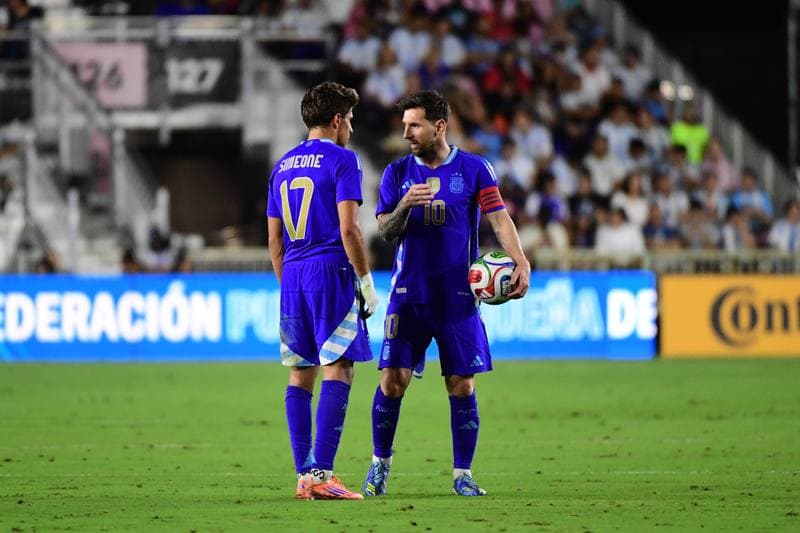 Football. International Friendly. Argentina - Puerto Rico. 14.10.2025