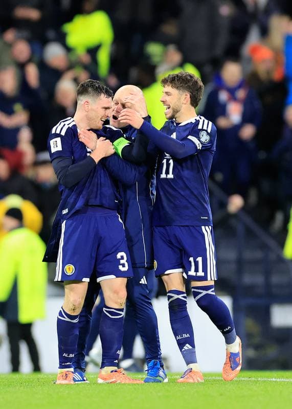 Football. 2026 FIFA World Cup Qualifiers. Scotland - Denmark. 18.11.2025