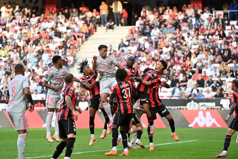 Football. Ligue 1 McDonald's. OGC Nice - Olympique Lyonnais. 18.10.2025