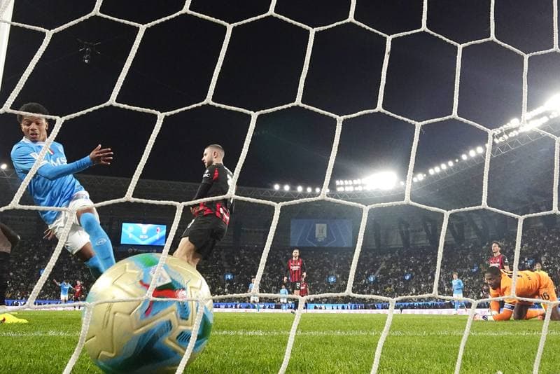 Football. EA Sports FC Supercup. Napoli - AC Milan. 18.12.2025
