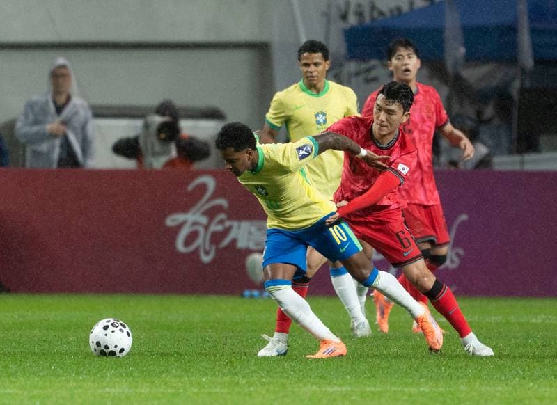 Football. Friendly Match. South Korea - Brazil. 10.10.2025