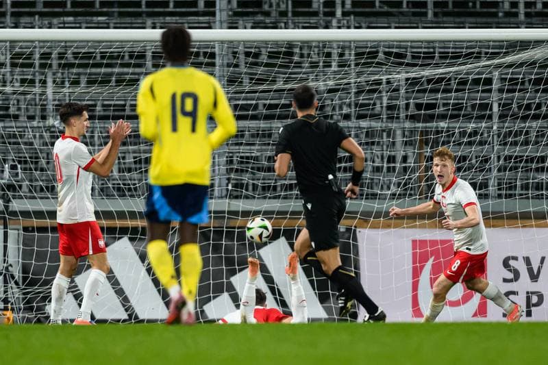 Football. UEFA Under-21 Qualifier. Sweden - Poland. 14.10.2025