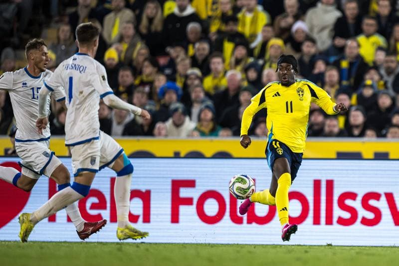 Football. FIFA World Cup Qualifier. Sweden - Kosovo. 13.10.2025