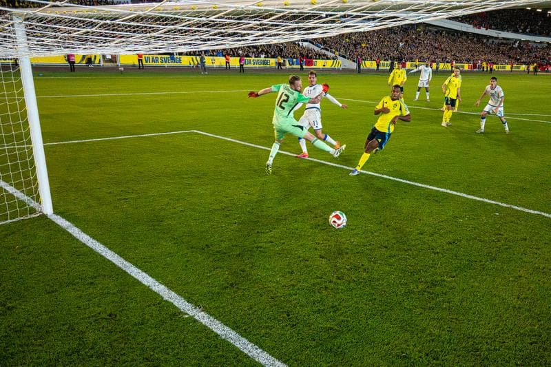 Football. FIFA World Cup Qualifier. Sweden - Kosovo. 13.10.2025
