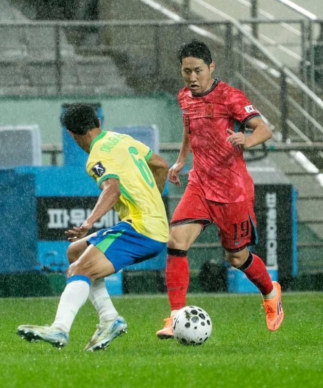 Football. Friendly Match. South Korea - Brazil. 10.10.2025