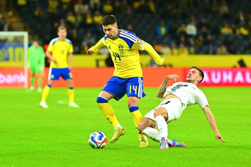 Football. FIFA World Cup Qualifiers. Sweden - Slovenia. 18.11.2025