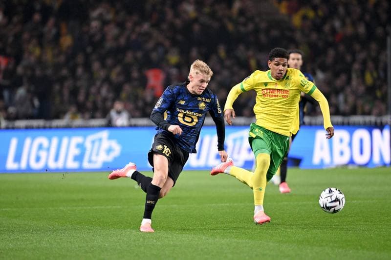Football. Ligue 1. FC Nantes - Lille OSC. 19.10.2025