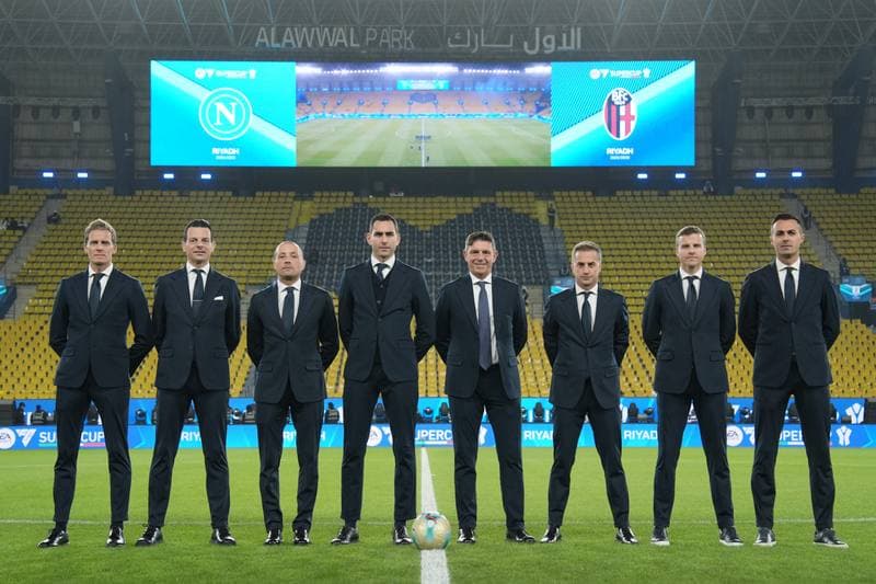 Football. EA Sports FC Supercup. Napoli - Bologna. 22.12.2025