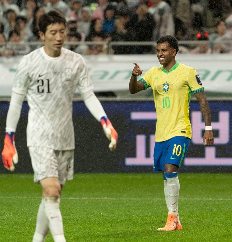 Football. Friendly Match. South Korea - Brazil. 10.10.2025