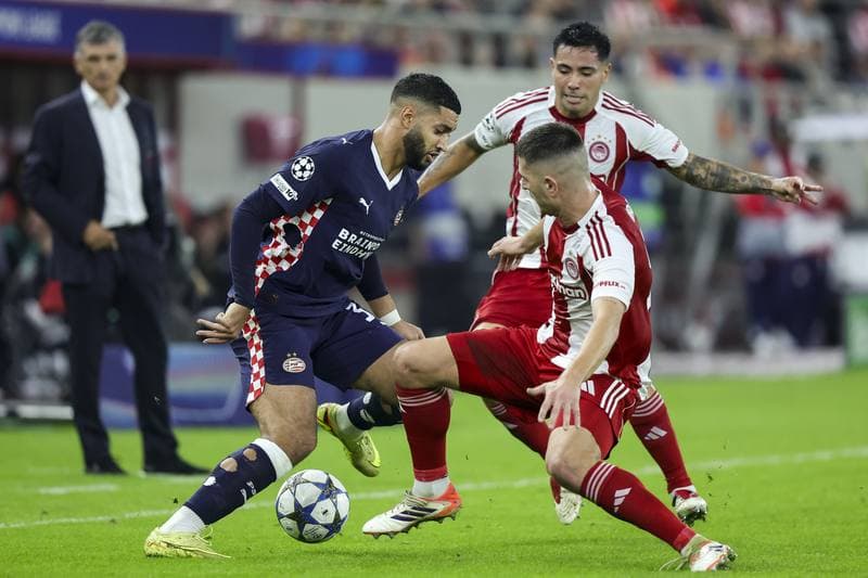 Football. UEFA Champions League. Olympiacos - PSV Eindhoven. 04.11.2025