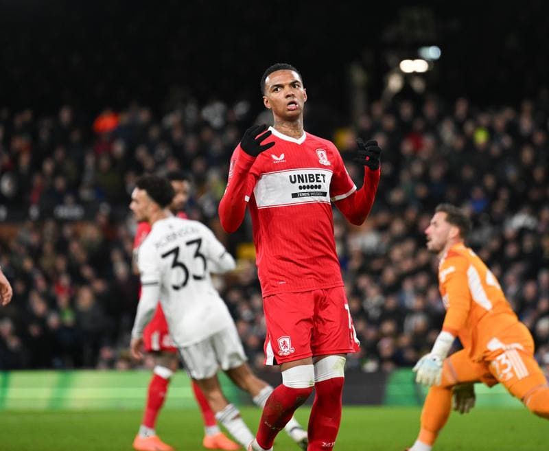 Football. Emirates FA Cup. Fulham - Middlesbrough. 10.01.2026