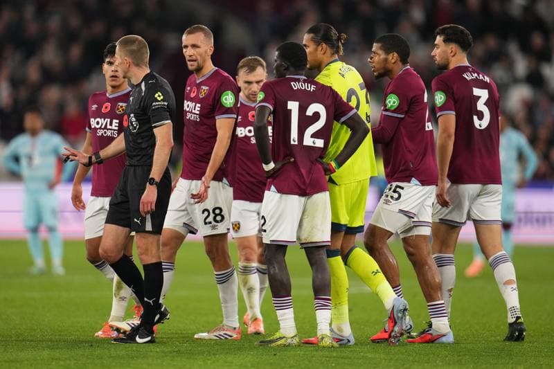 Football. Premier League. West Ham United - Burnley. 08.11.2025