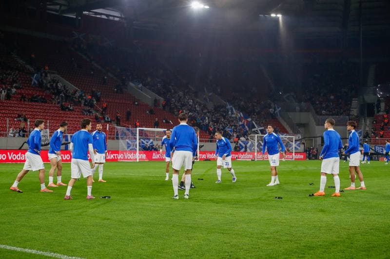 Football. 2026 FIFA World Cup Qualifiers. Greece - Scotland. 15.11.2025
