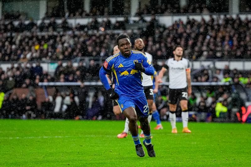 Football. Emirates FA Cup. Derby County - Leeds United. 11.01.2026