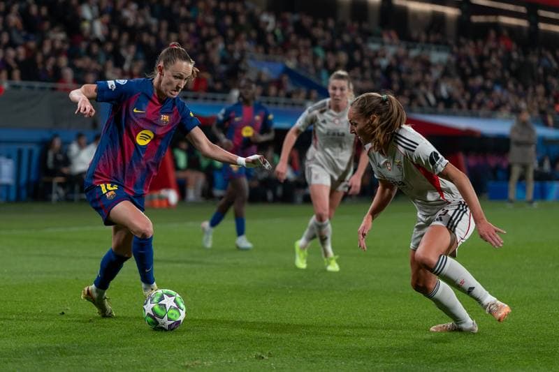 Football. UEFA Women's Champions League. FC Barcelona - SL Benfica. 14.03.2026