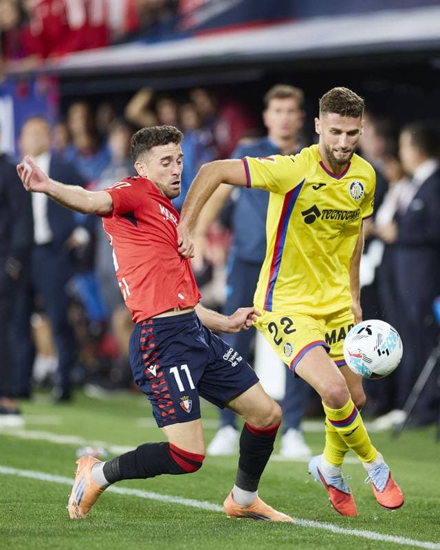 Football. La Liga. CA Osasuna - Getafe CF. 03.10.2025