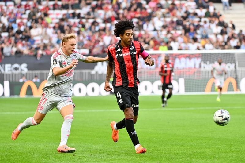 Football. Ligue 1 McDonald's. OGC Nice - Olympique Lyonnais. 18.10.2025
