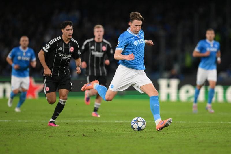 Football. UEFA Champions League. Napoli - Eintracht Frankfurt. 04.11.2025