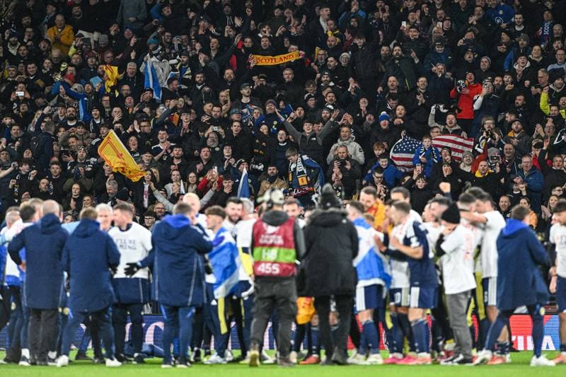 Football. 2026 FIFA World Cup Qualifiers. Scotland - Denmark. 18.11.2025
