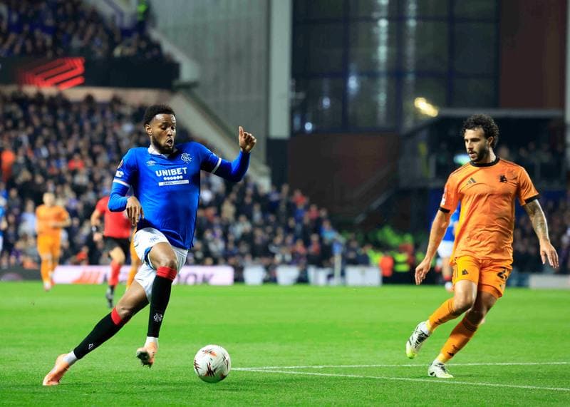 Football. UEFA Europa League. Rangers - A.S. Roma. 06.11.2025