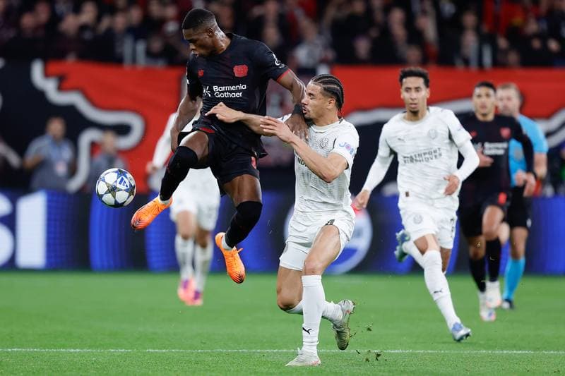 Football. UEFA Champions League. Bayer Leverkusen - PSV. 01.10.2025