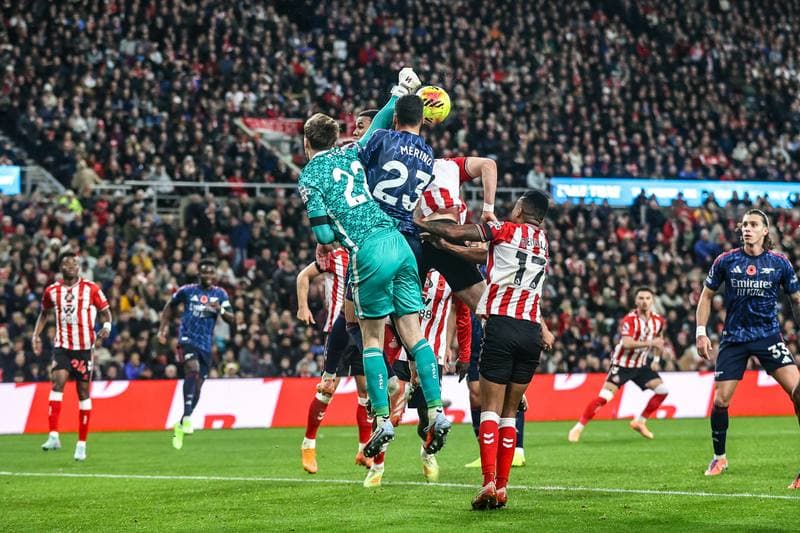 Football. Premier League. Sunderland - Arsenal. 08.11.2025