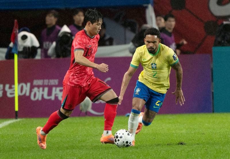 Football. Friendly Match. South Korea - Brazil. 10.10.2025