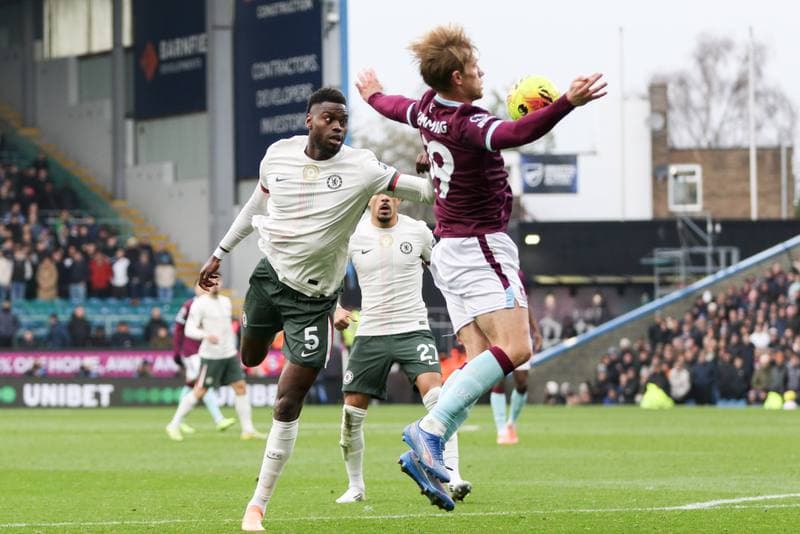 Football. Premier League. Burnley - Chelsea. 22.11.2025