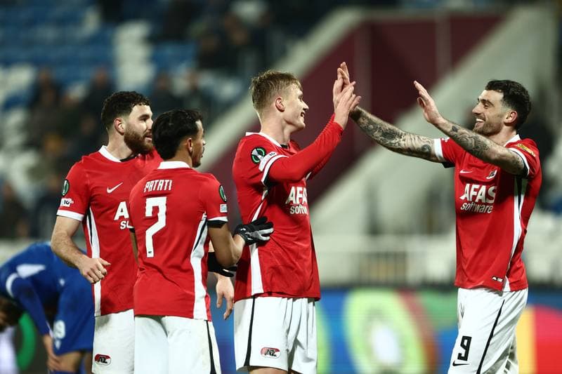 Football. UEFA Conference League. FC Drita - AZ Alkmaar. 11.12.2025