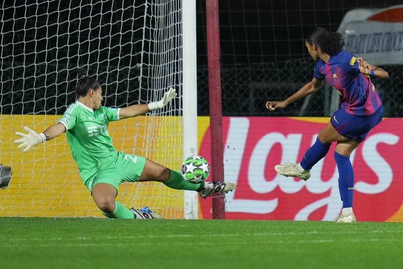 Football. UEFA Women's Champions League. AS Roma - FC Barcelona. 15.10.2025
